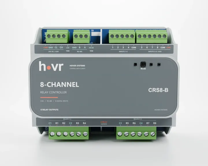 HVR-IO-DI8-RO8-A, вид спереди