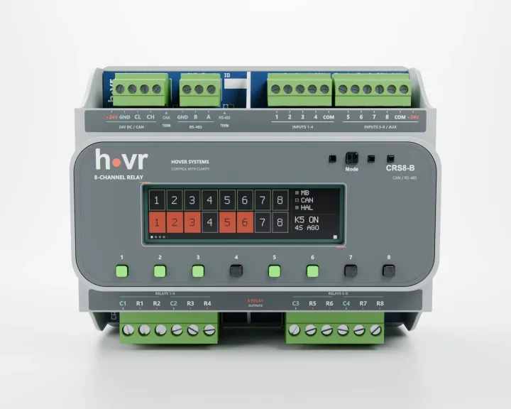 HVR-IO-DI8-RO8-C, вид спереди